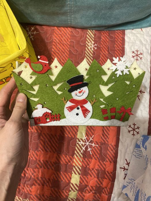 Новогодние сумочки корзинки