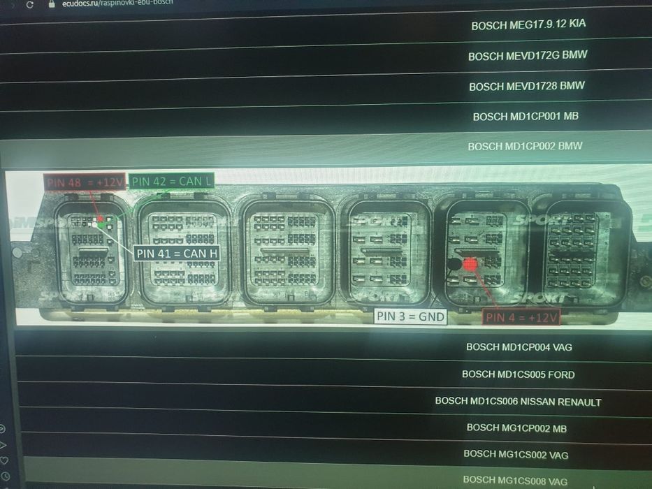 Ремонт автомобильных блок управления(МАЗГИ). ЭБУ