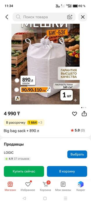 Биг бэг мишки универсальный