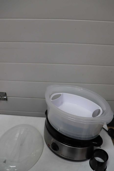 Уред за готвене на пара Russell Hobbs 9 л с 3 отделения, таймер и кошница за ориз