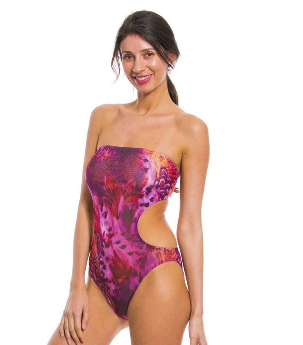 Costum de baie Kiniki Tan-through (prin care te bronzezi) S + Sarong