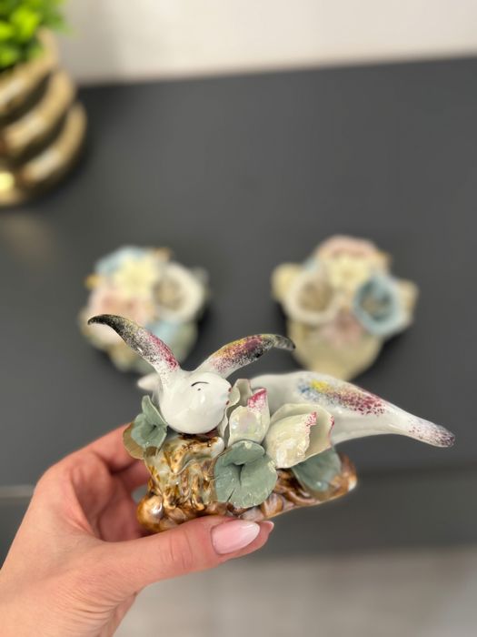 Set 3 bibelouri flori/pasari