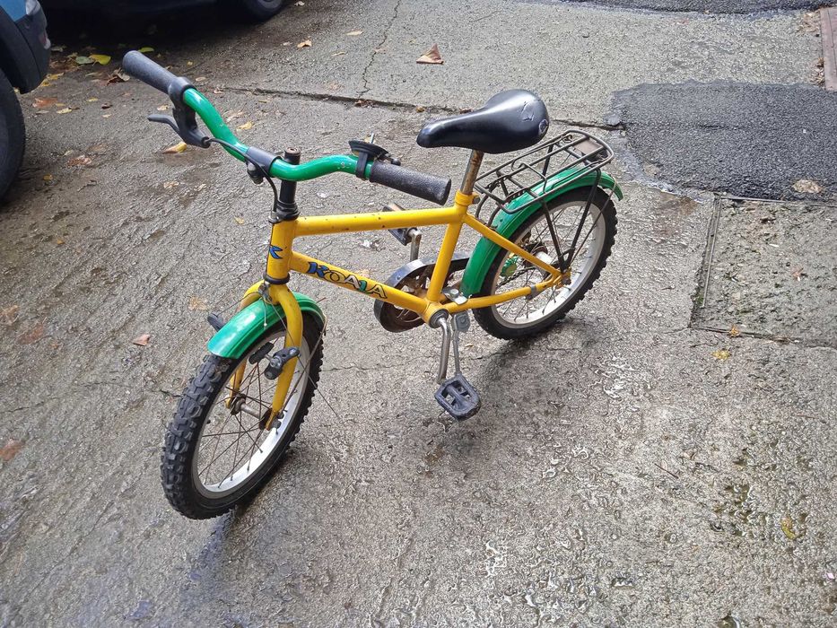 детско колело 16 инча със предна спирачка и контра