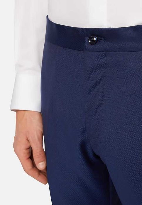 Super Pret - Costum de ceremonie Boggi Milano smoking bleumarin mar 54