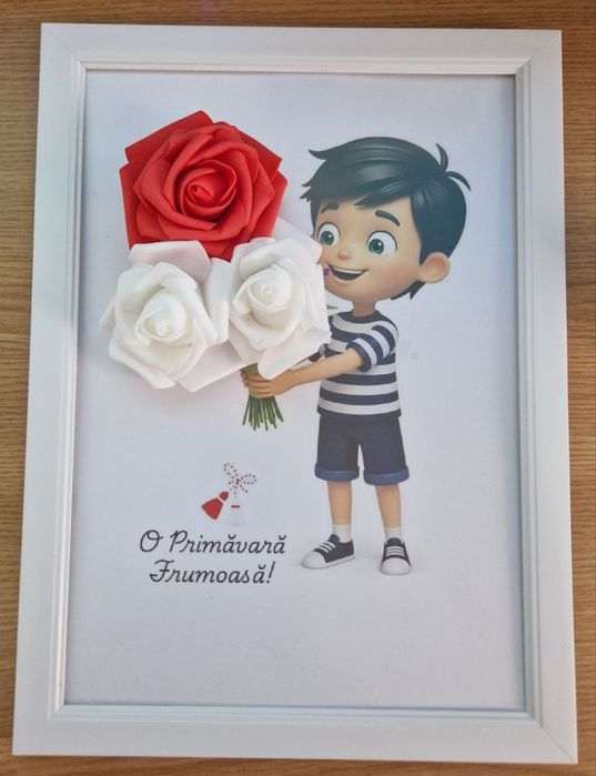 Tablouri a4  cu flori eterne
Pentru Mama,Bunica,Învățătoare, Dirigin