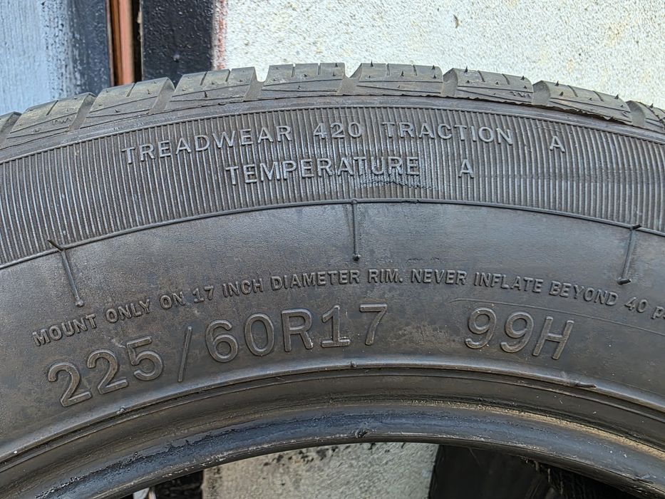 Vând două anvelope all season City Rover  225 60 17  dot 3723