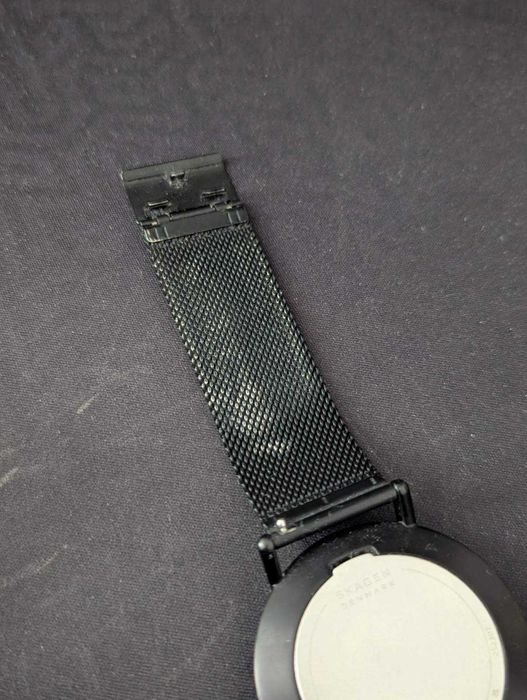 Черен мъжки часовник Skagen