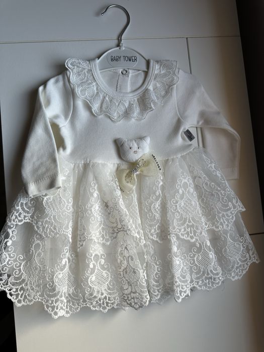 Детска рокля с дантела