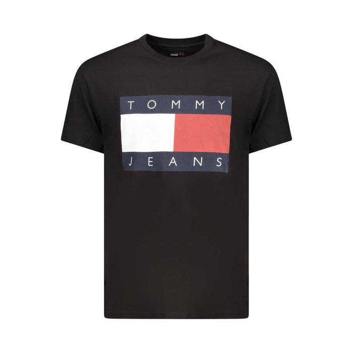 Tommy hilfiger Man T-Shirt black, черна  мъжка тениска тип блуза