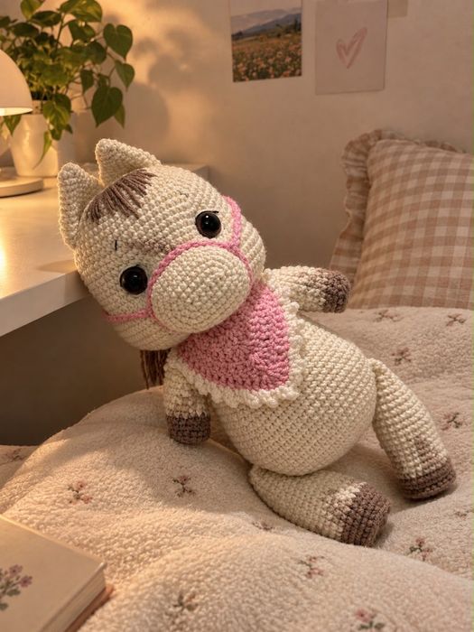Вязаная игрушка ручной работы