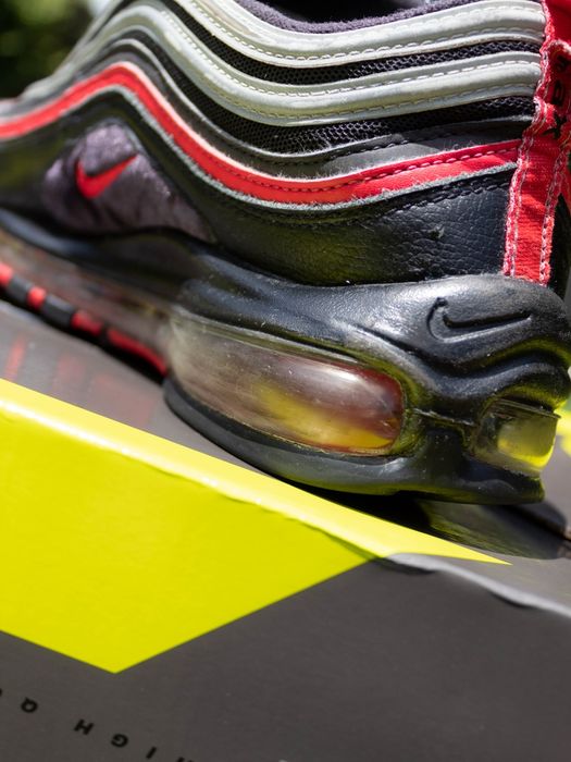 Nike Air Max 97 Black Red Silver