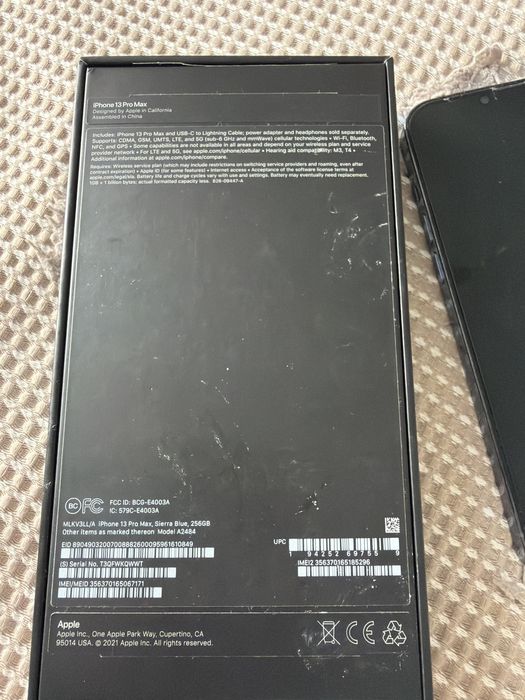 Iphone 13 pro max синий