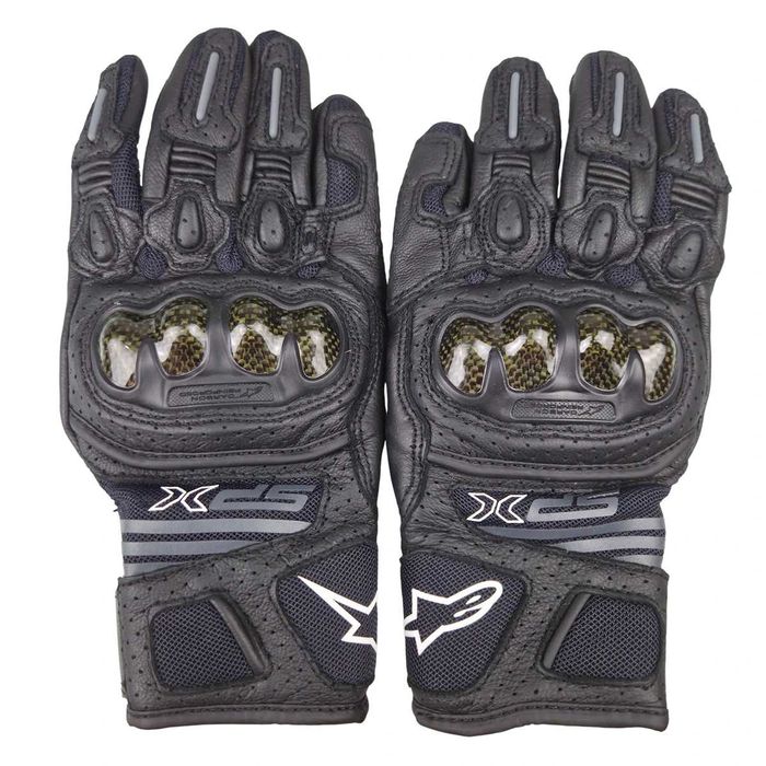 Alpinestars кожени мото ръкавици | carbon | S | КАТО НОВИ