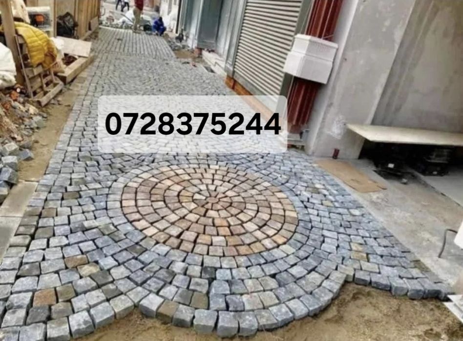 Piatra cubică transport montaj