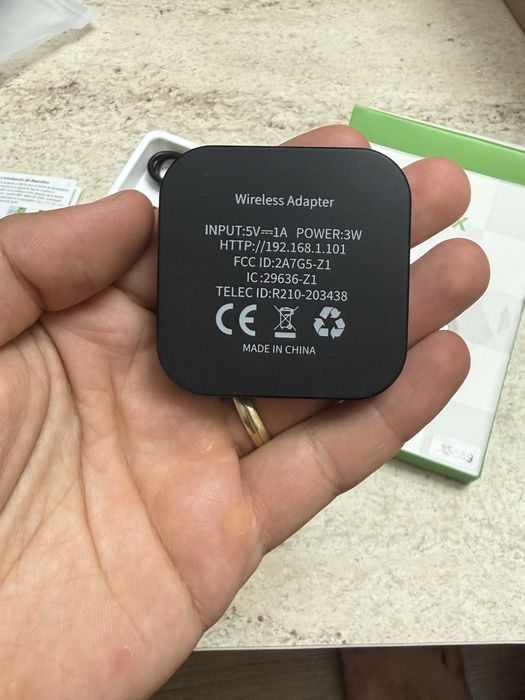AI BOX A3669 Wireless CarPlay / Android Auto адаптер USB-C + USB
