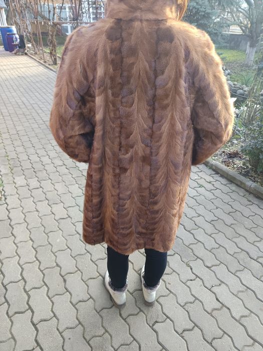 Haina damă blana naturala