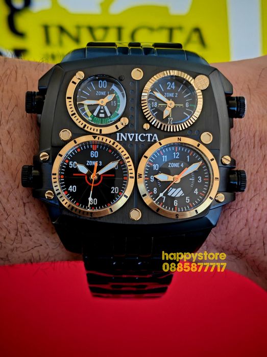 INVICTA Zulu black 54 mm, Инвикта нов ръчен часовник