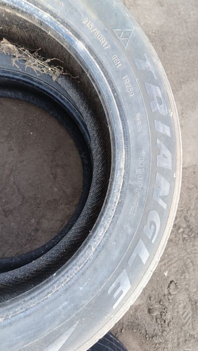 215/60/17 пара летние триангл