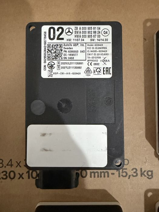 Distronic / Blind assist Mercedes A B C CLA CLS GLA GLC GLE S ML