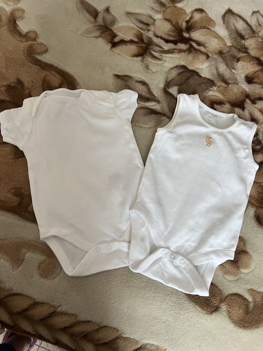 Боди детские цвет белый