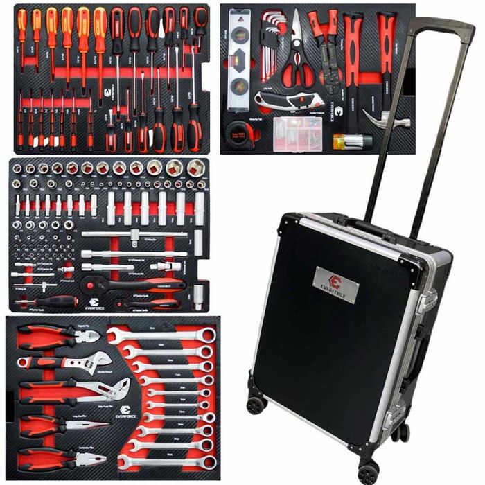 Куфар с инструменти 238 части Everforce