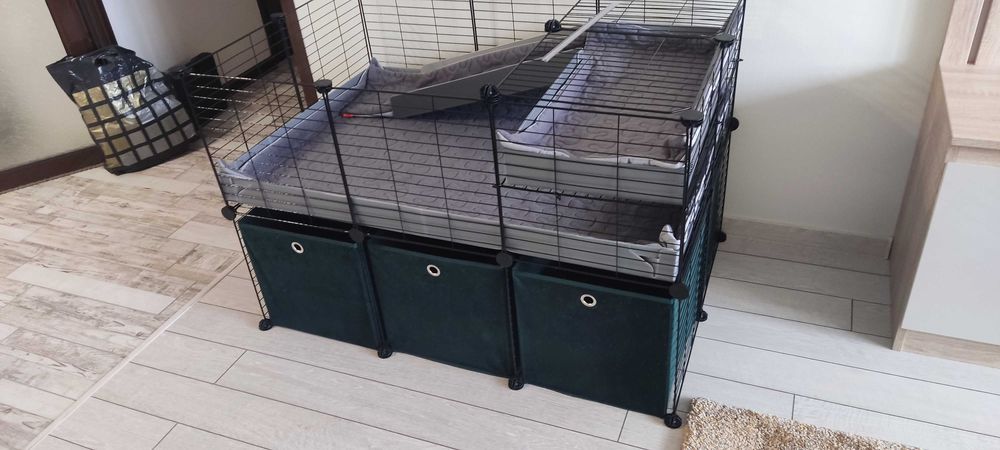 Сглобяема клетка за морско свинче или заек 1.05m x 0.70m x 0.70 m