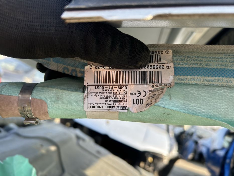 Airbag cortină dreapta Mercedes W205 Coupe C Class 2017