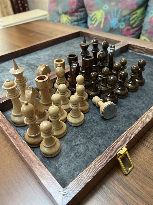 Каспаров шахматы комплект 55х55