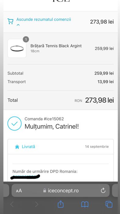 Brățara argint 925