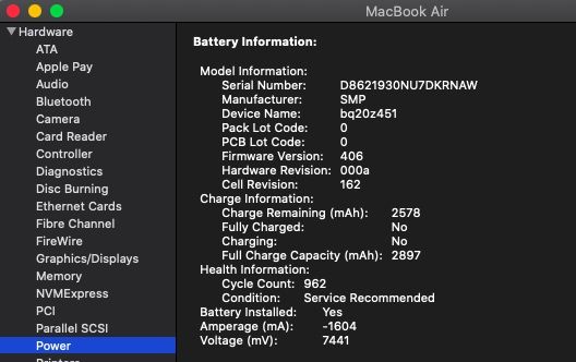 MacBook Air 13 - Mid 2012
