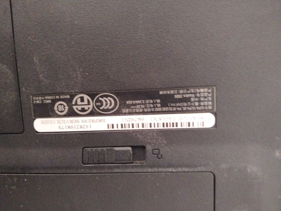 Ноутбук Dell рабочий