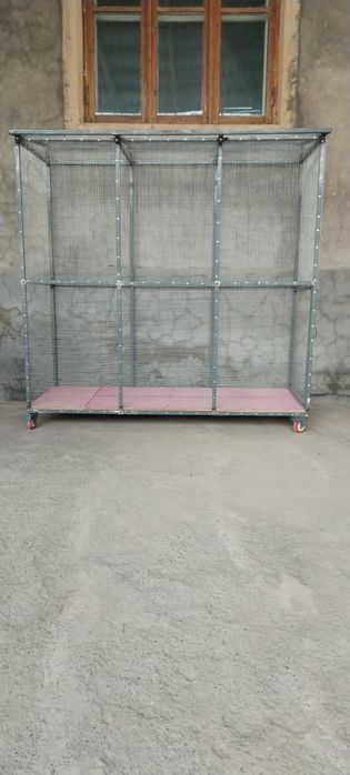 Kletka baquvat profil va setkadan yasalgan