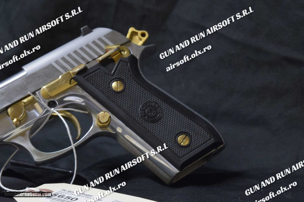 Pistol Unic si Puternic 5J!! ~MODEL MODIFICAT~ Metal Co2 6.mm ~ SILVER