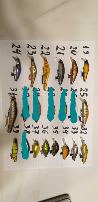 Воблери и блесни за пъстърва, кефал, костур и др.