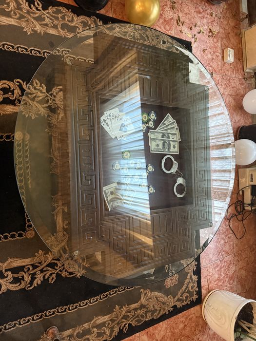 Шкаф + поставка + шкаф + маса