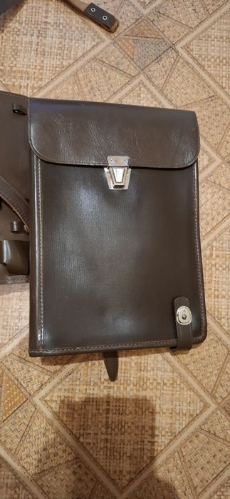 Сумка военная (кожа)