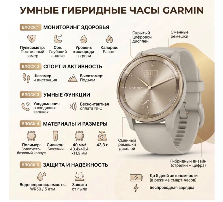 Смарт часы Garmin