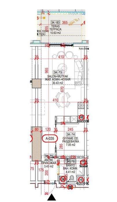 Квартира ЖК Nest One 2/4/52 54,63 м2
