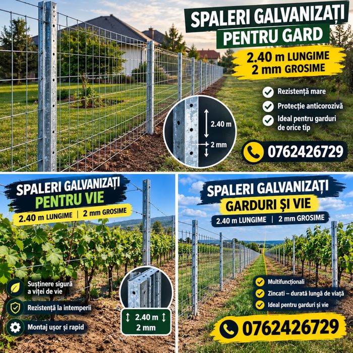 Vindem stalpi metalici galvanizati