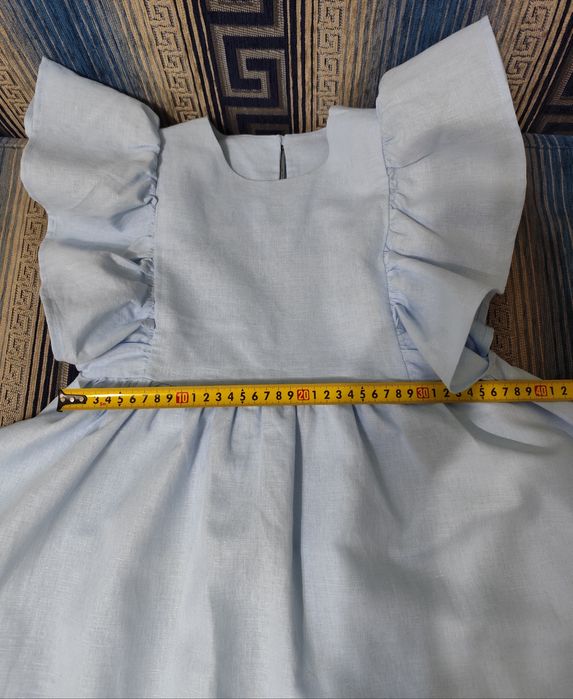 Платье летнее до 8 лет из льна