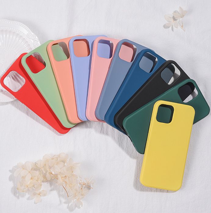 Husa Antisoc cu microfibra pt. iPhone 12, 12 Mini, 12 Pro, 12 Pro Max