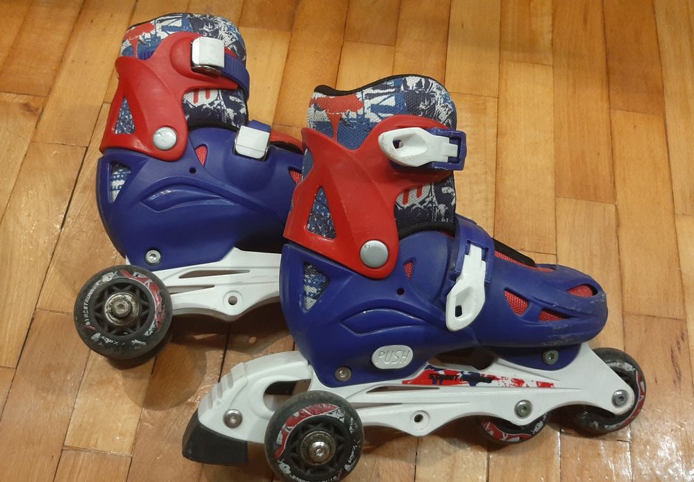 Детски ролкови кънки Street Runner и кънки за лед Aspen Sport