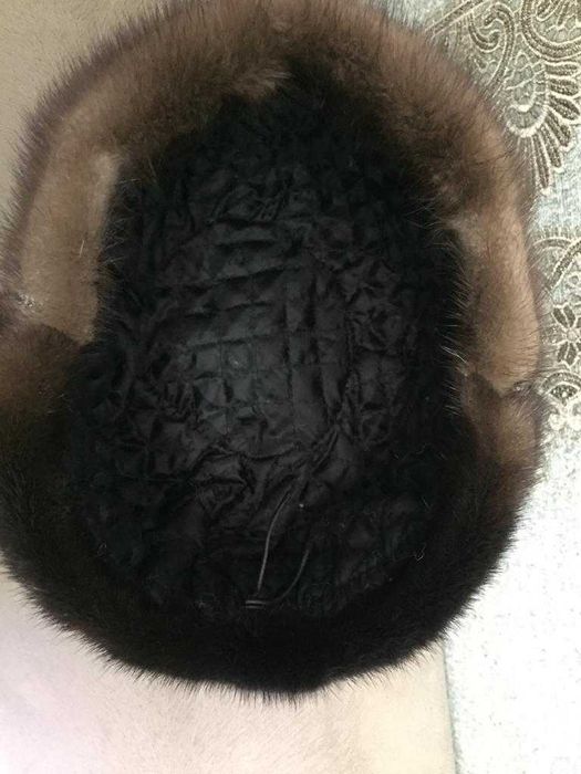 Шапка норковая женская