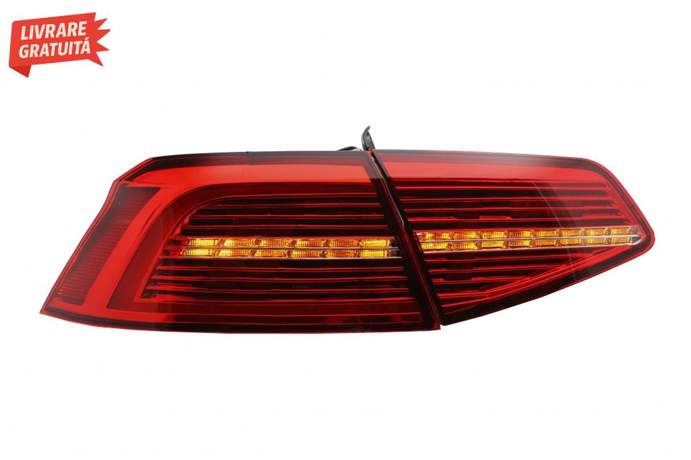 Stopuri LED VW Passat B8 3G (2015-2019) Sedan Matrix R line cu semnal