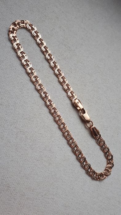 кардинал браслет, красный золото 585-проба,