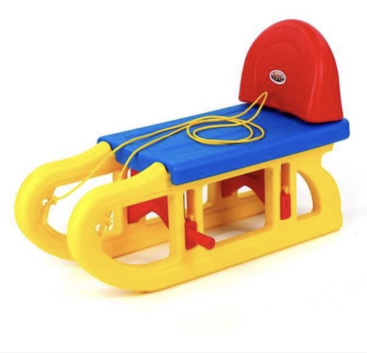Sanie cu spatar pentru copii