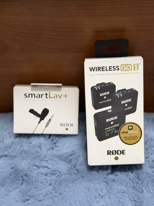 Pachet LAVARIERE + MICROFON  RODE wireless go 2