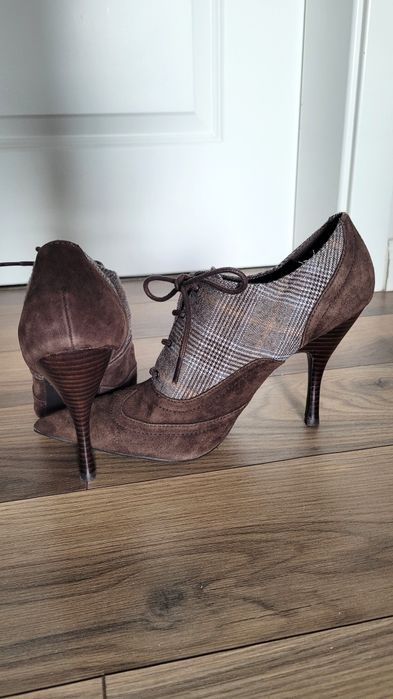Pantofi botine Guess, piele, marimea 39.5/40