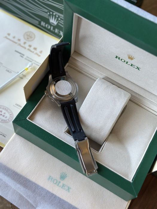 Rolex Yacht-Master White Gold 40 mm Rubber Strap