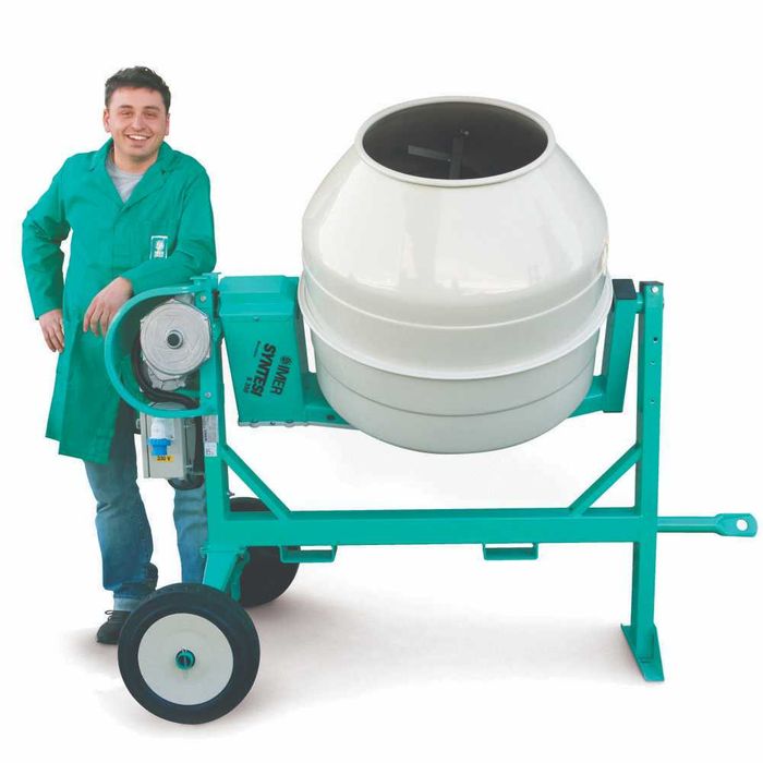 Betoniera Imer Syntesi 350, capacitate 345l, motor 400V, 1.1kW, diam. cuva 823mm